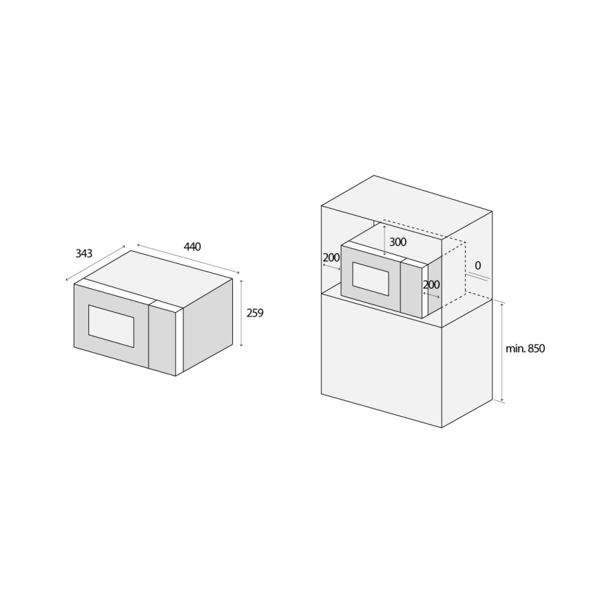 Concept MT2020WH - Horno microondas 700W/230V 20 l blanco
