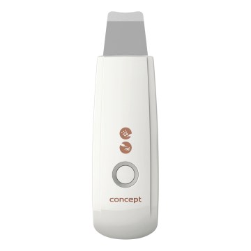 Concept PO2030 - Espátula ultrasónica cosmética PERFECT SKIN 2,5W/5V USB 600 mAh blanco