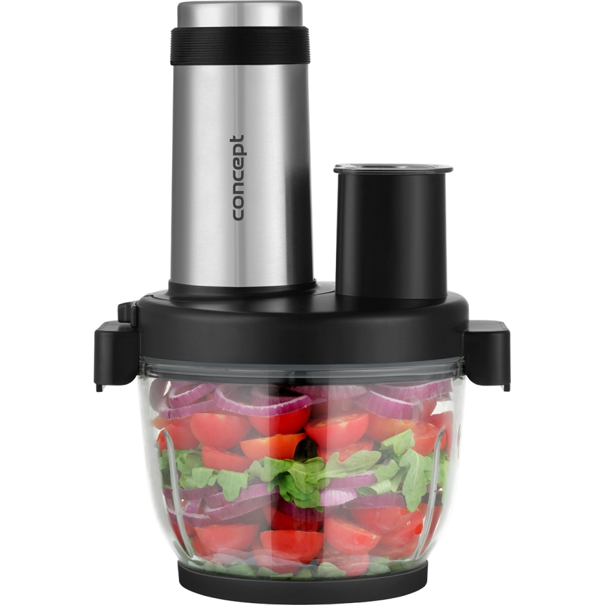 Concept RM3300 - Robot de cocina con rallador 1000W/230V negro/acero inoxidable