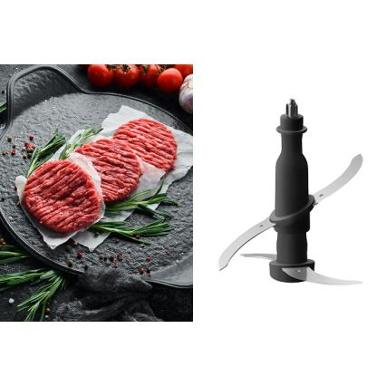 Concept RM3300 - Robot de cocina con rallador 1000W/230V negro/acero inoxidable