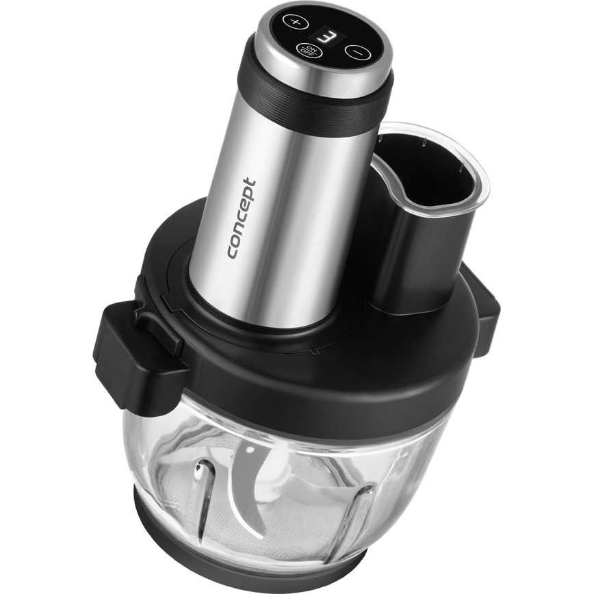 Concept RM3300 - Robot de cocina con rallador 1000W/230V negro/acero inoxidable