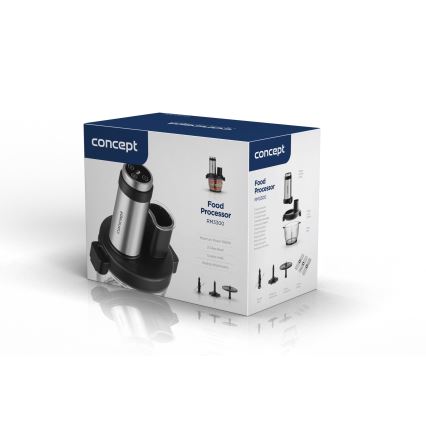 Concept RM3300 - Robot de cocina con rallador 1000W/230V negro/acero inoxidable