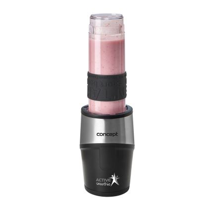Concept SM3385 - Licuadora para batidos con accesorios ACTIVE SMOOTHIE 500W/230V negro