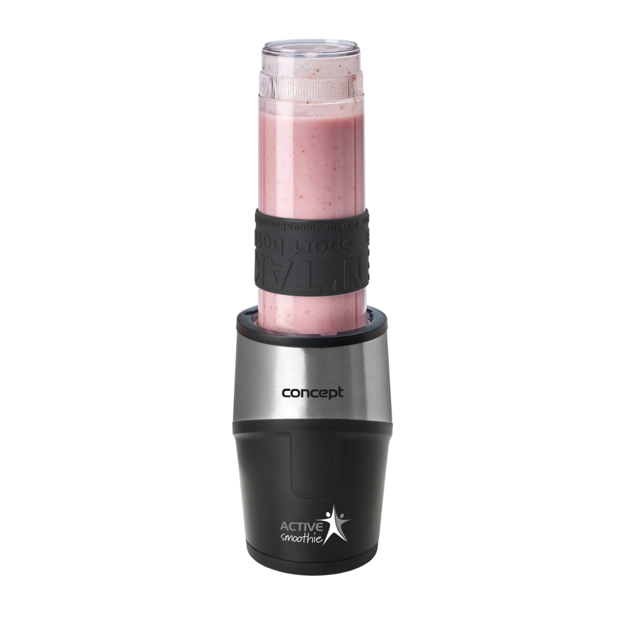 Concept SM3385 - Licuadora para batidos con accesorios ACTIVE SMOOTHIE 500W/230V negro