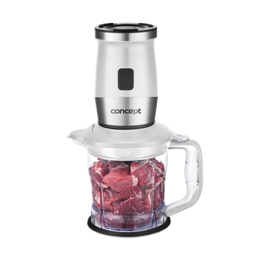 Concept SM3391 - Licuadora para batidos con accesorios 700W/230V blanco
