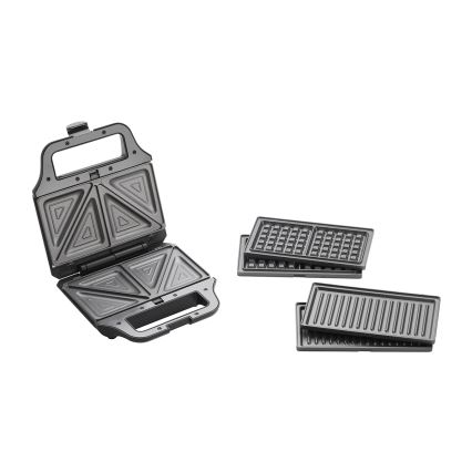 Concept SV3054 - Sandwichera 3en1 700W/230V negro