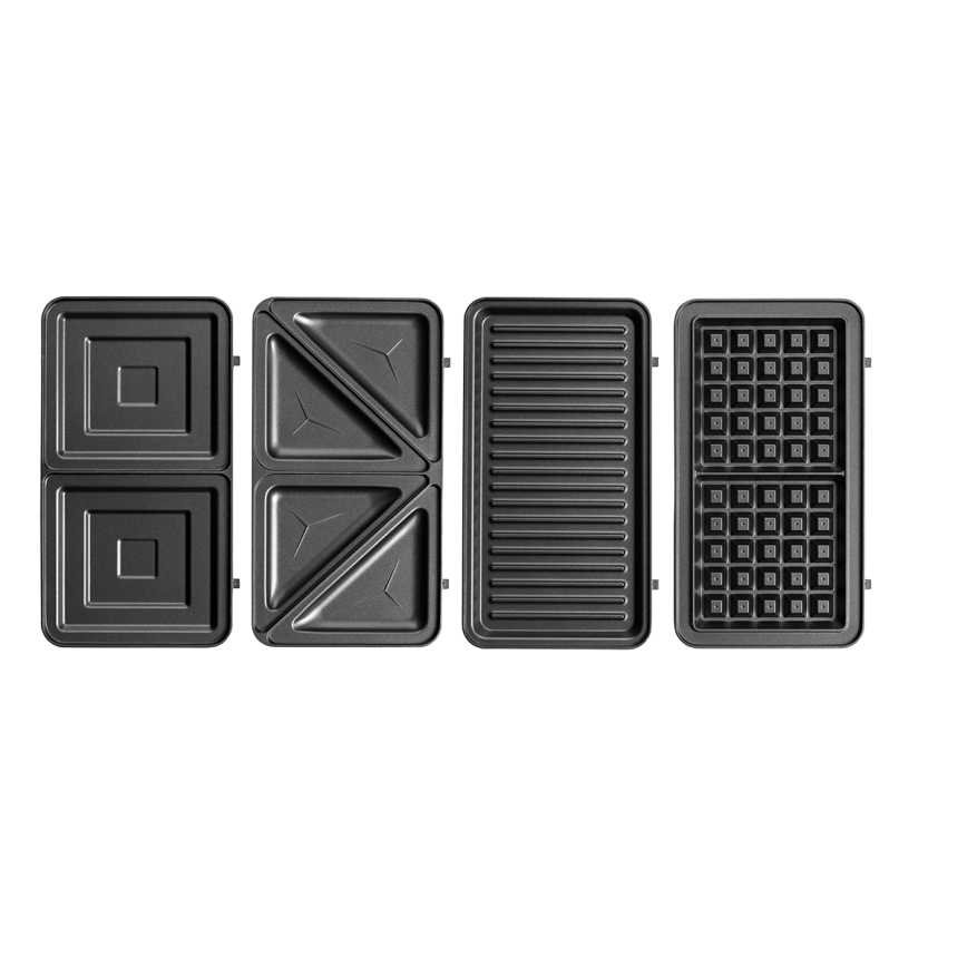 Concept SV3070 - Sandwichera XXL 4en1 900W/230V negro/acero inoxidable