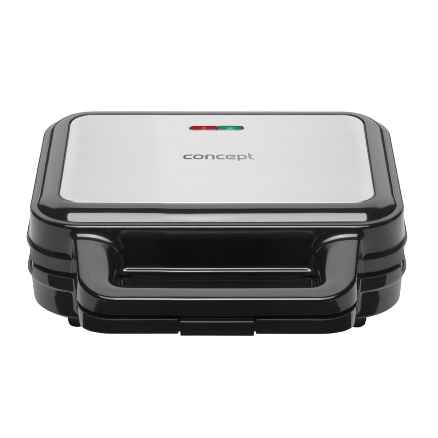 Concept SV3070 - Sandwichera XXL 4en1 900W/230V negro/acero inoxidable