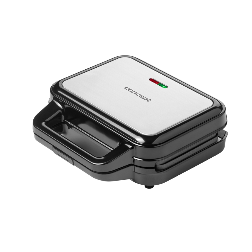 Concept SV3070 - Sandwichera XXL 4en1 900W/230V negro/acero inoxidable