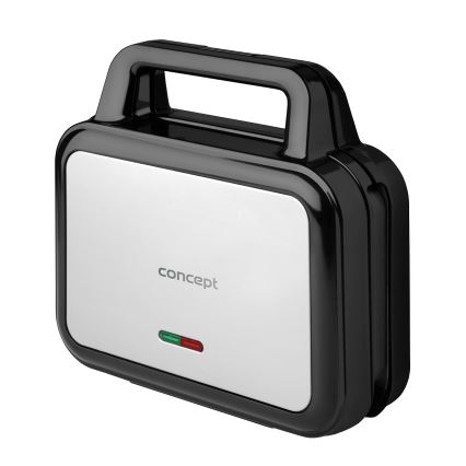 Concept SV3070 - Sandwichera XXL 4en1 900W/230V negro/acero inoxidable