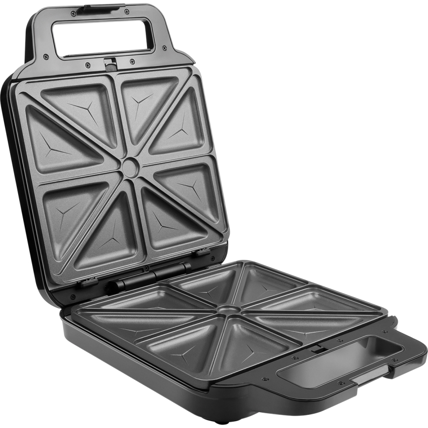 Concept SV3080 - Sandwichera FAMILY 3en1 1200W/230V negro/acero inoxidable