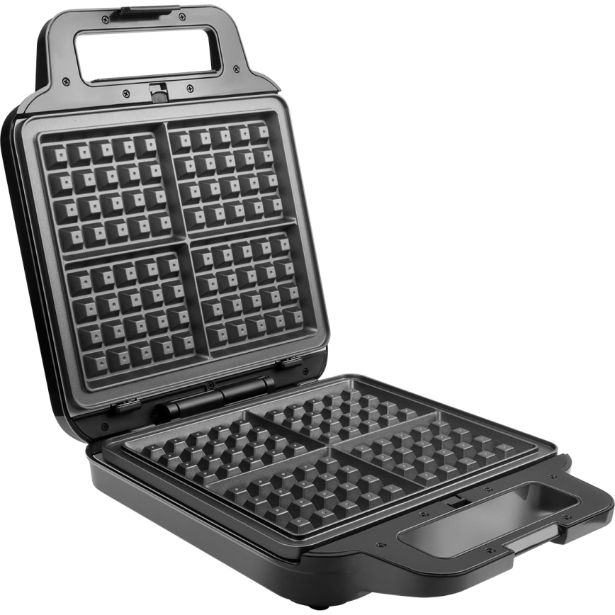 Concept SV3080 - Sandwichera FAMILY 3en1 1200W/230V negro/acero inoxidable
