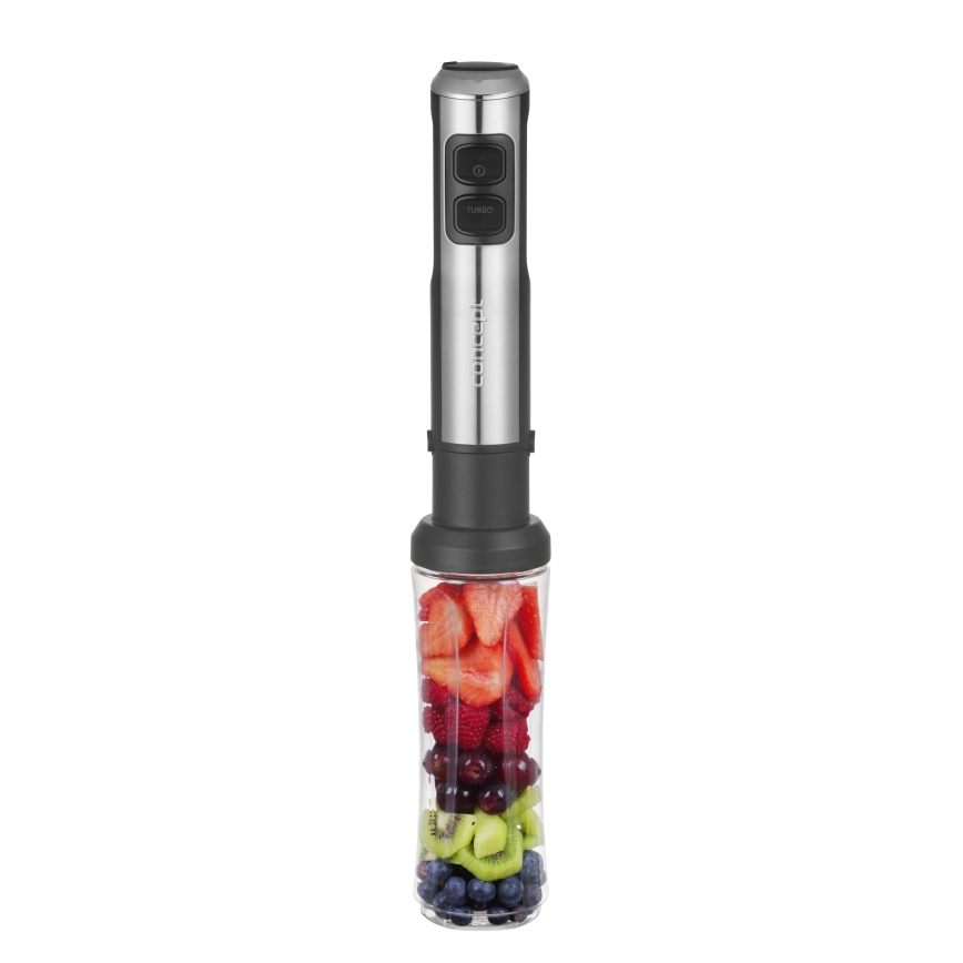 Concept TM5500 - Batidora de mano con accesorios 1500W/230V negro/acero inoxidable