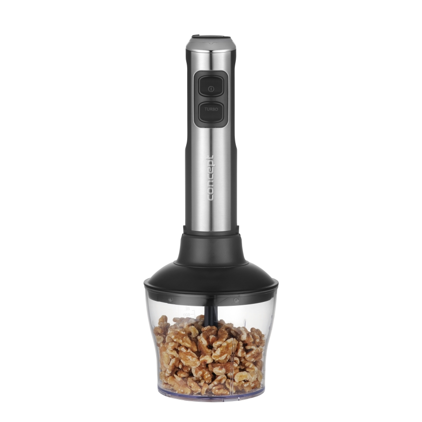 Concept TM5510 - Batidora de mano con accesorios 1500W/230V negro/acero inoxidable