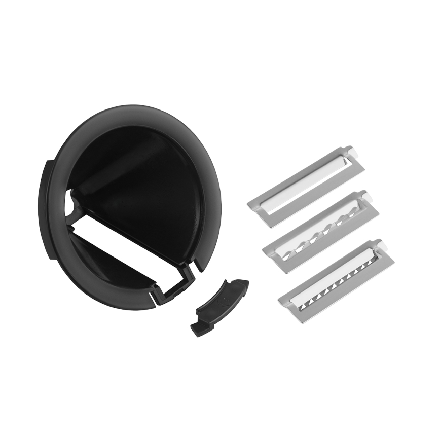 Concept TM5510 - Batidora de mano con accesorios 1500W/230V negro/acero inoxidable