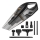Concept VP4353 - Aspiradora de mano WET & DRY RISER EXTENSION 110W/18,5V 2200 mAh negro