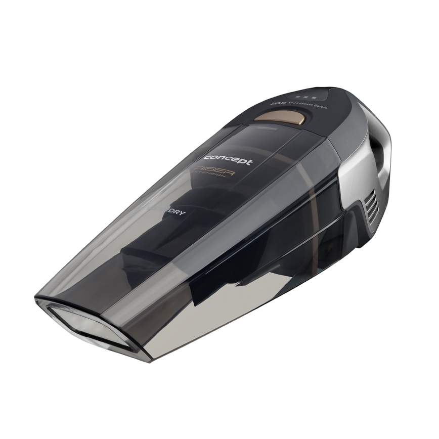 Concept VP4353 - Aspiradora de mano WET & DRY RISER EXTENSION 110W/18,5V 2200 mAh negro
