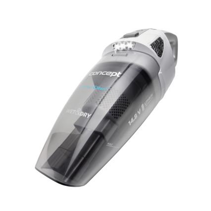 Concept VP4370 - Aspiradora de mano WET & DRY PERFECT CLEAN 90W/14,8V 2200 mAh blanco