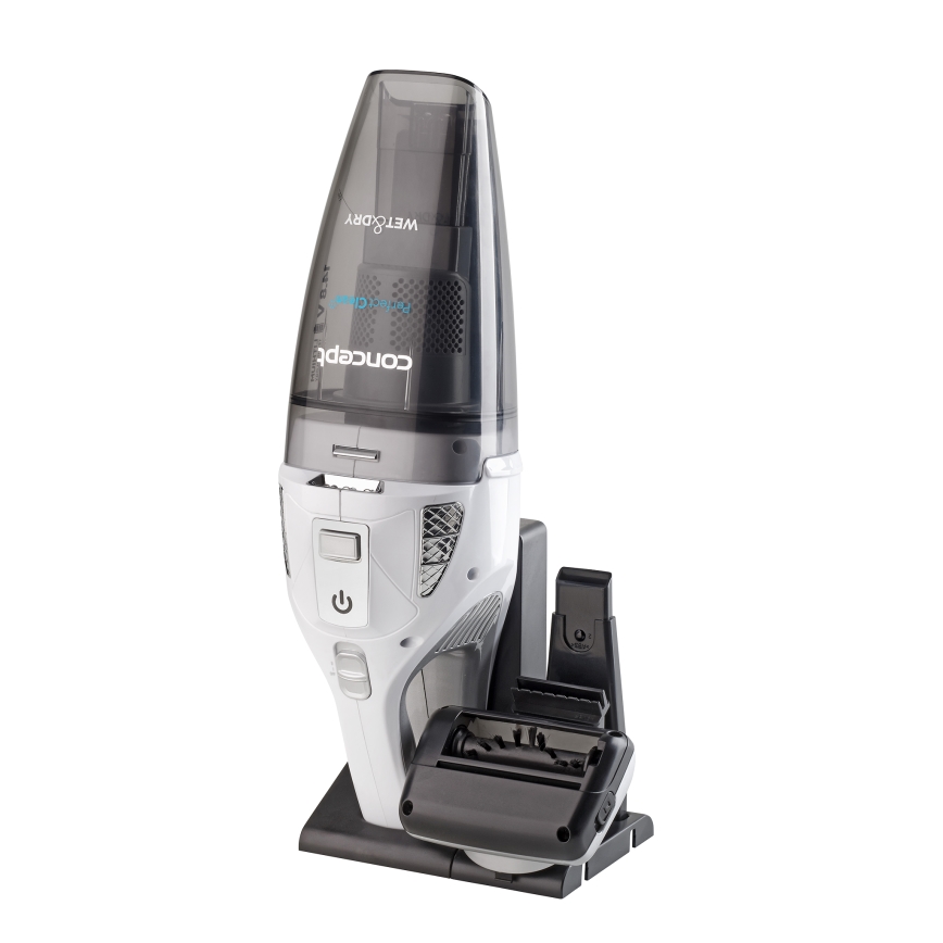 Concept VP4370 - Aspiradora de mano WET & DRY PERFECT CLEAN 90W/14,8V 2200 mAh blanco
