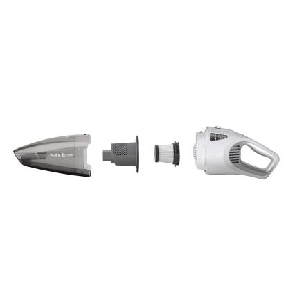 Concept VP4370 - Aspiradora de mano WET & DRY PERFECT CLEAN 90W/14,8V 2200 mAh blanco