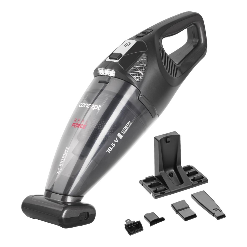 Concept VP4380 - Aspiradora de mano REAL FORCE 110W/18,5V 2200 mAh negro