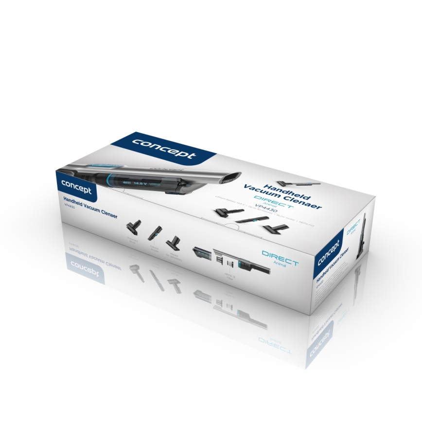 Concept VP4430 - Aspiradora de mano DIRECT ANIMAL 180W/14,8V 2200 mAh negro