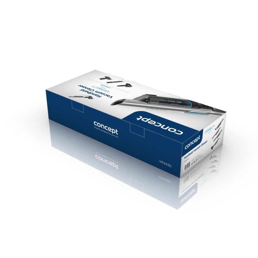 Concept VP4430 - Aspiradora de mano DIRECT ANIMAL 180W/14,8V 2200 mAh negro