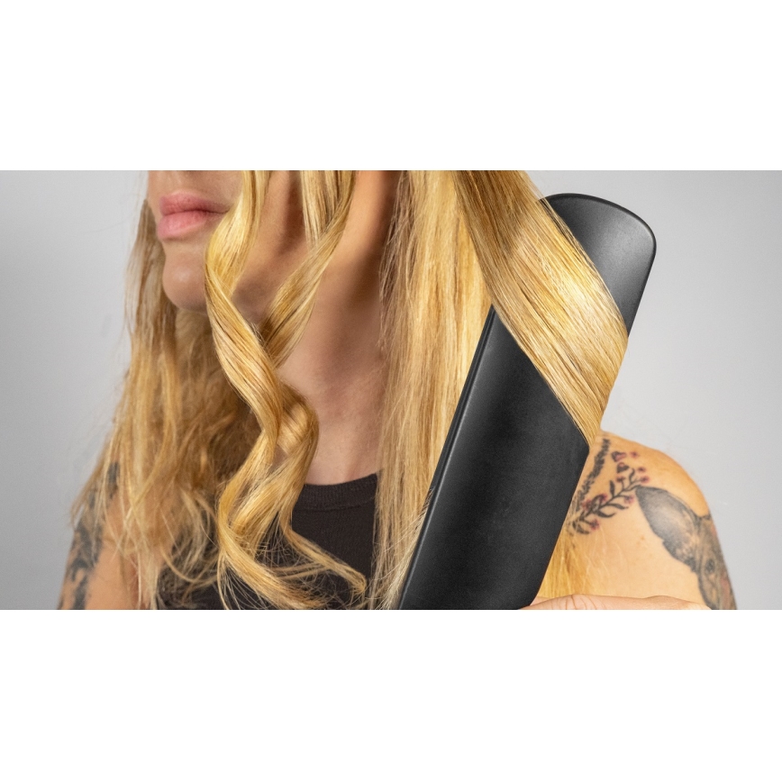 Concept VZ6010 - Plancha de pelo a vapor con pantalla LED ELITE STEAM BOOST 54W/230V negro