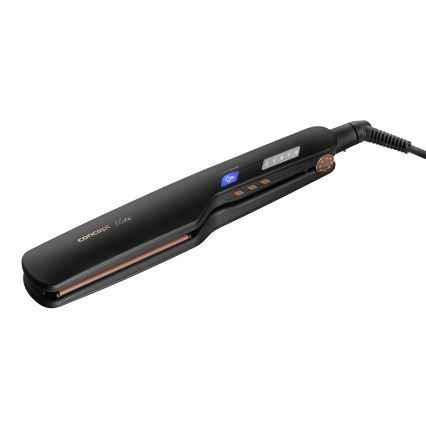 Concept VZ6010 - Plancha de pelo a vapor con pantalla LED ELITE STEAM BOOST 54W/230V negro