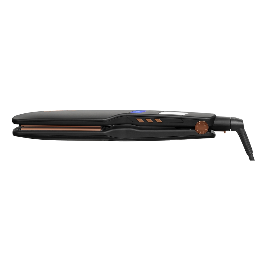 Concept VZ6010 - Plancha de pelo a vapor con pantalla LED ELITE STEAM BOOST 54W/230V negro