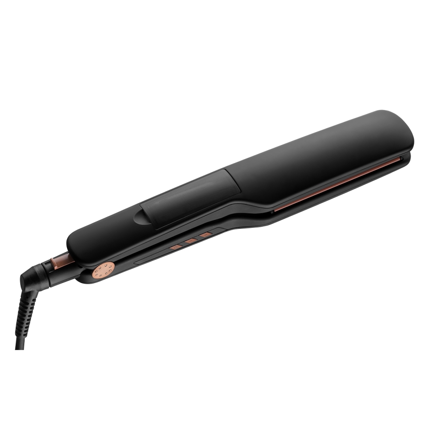 Concept VZ6010 - Plancha de pelo a vapor con pantalla LED ELITE STEAM BOOST 54W/230V negro