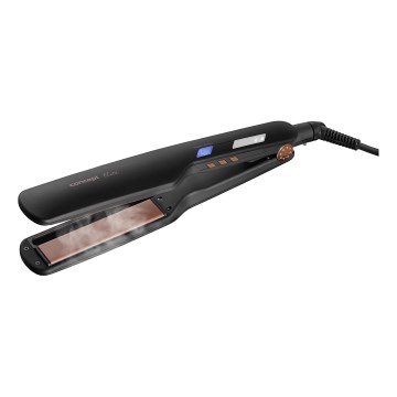 Concept VZ6010 - Plancha de pelo a vapor con pantalla LED ELITE STEAM BOOST 54W/230V negro