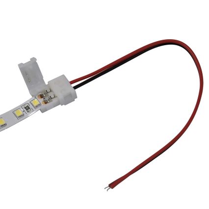 Conector flexible de un solo lado para tiras LED de 2 pines de 8 mm