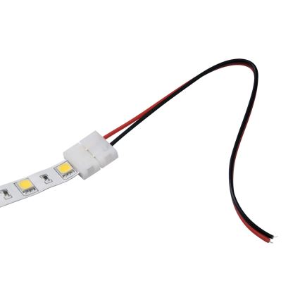 Conector flexible unilateral para tiras LED de 2 pines de 10 mm
