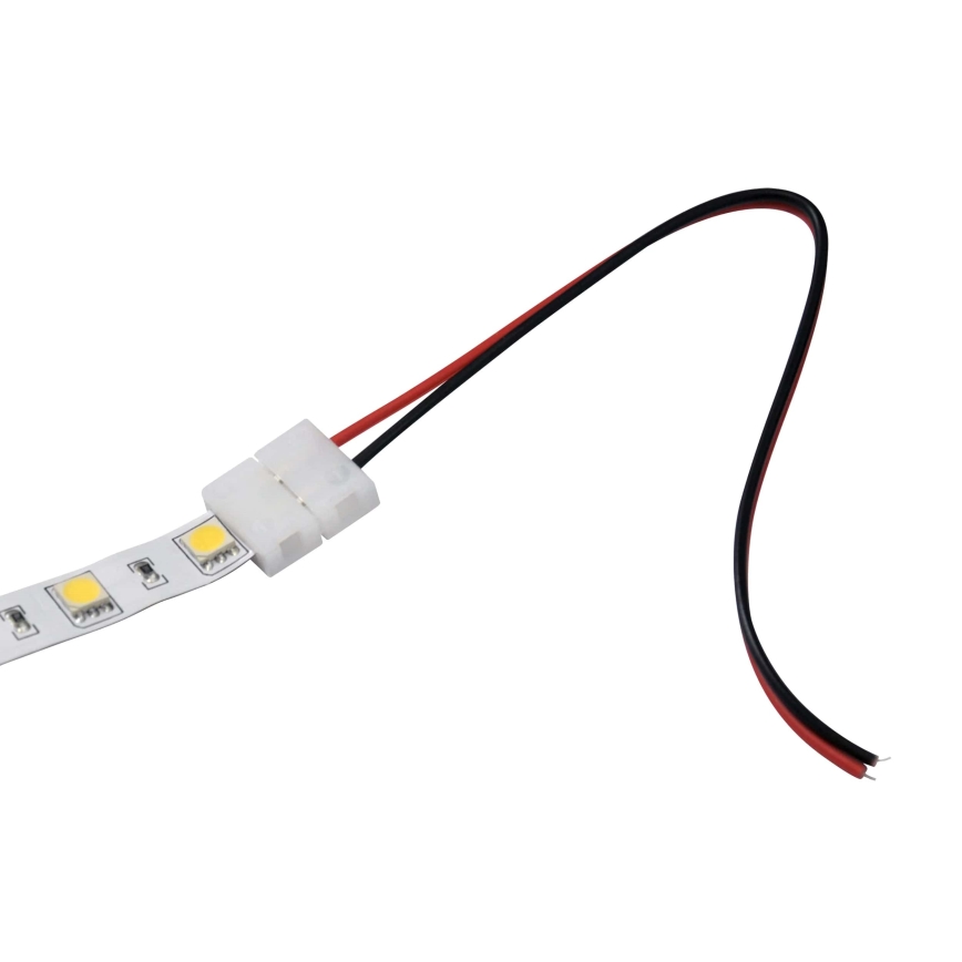Conector flexible unilateral para tiras LED de 2 pines de 10 mm