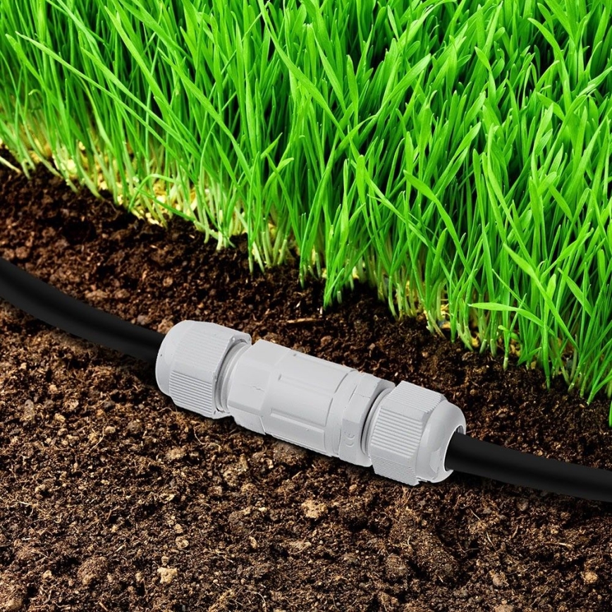Conector impermeable IP68 blanco