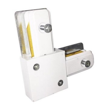 Conector para luminarias en el sistema de rieles CONNECTOR RS WHITE tipo L