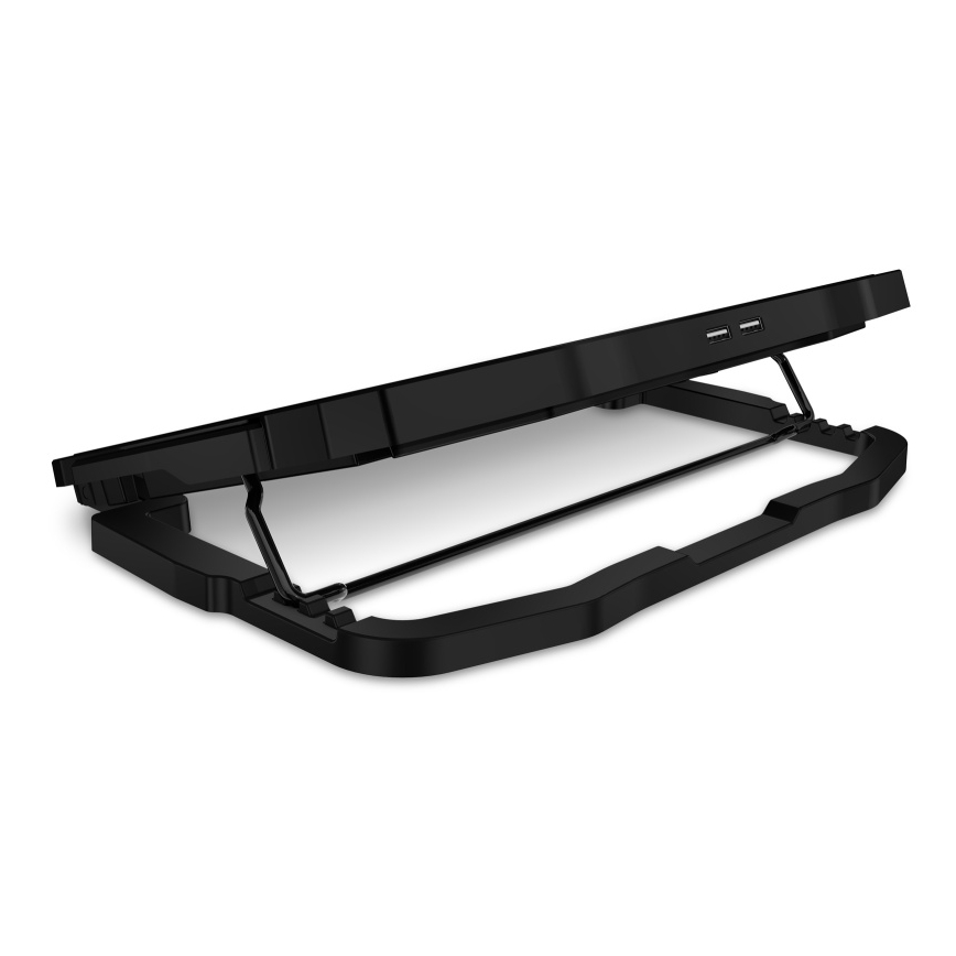 CONNECT IT CCP-2200-RD - Almohadilla de refrigeración para portátil 4x Ventilador 2xUSB negro/rojo