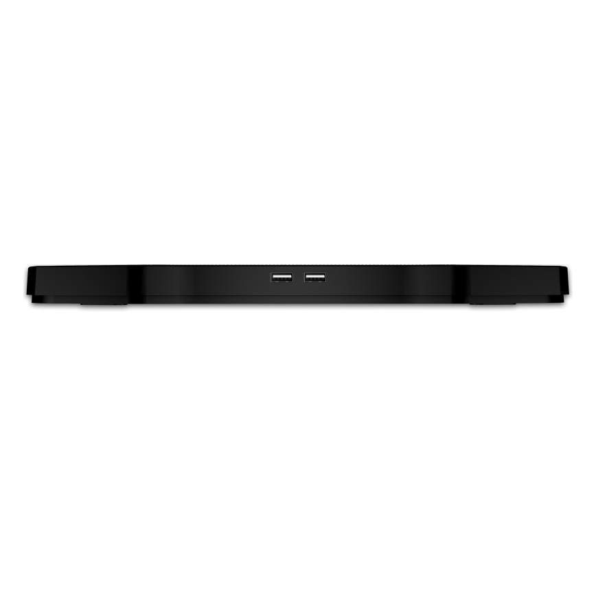 CONNECT IT CCP-2200-RD - Almohadilla de refrigeración para portátil 4x Ventilador 2xUSB negro/rojo