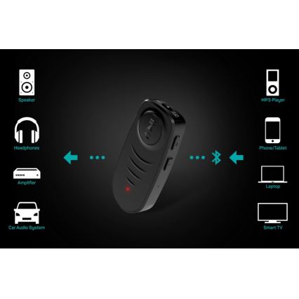 CONNECT IT CFF-4050-BK - Receptor de audio Bluetooth AUX 110 mAh