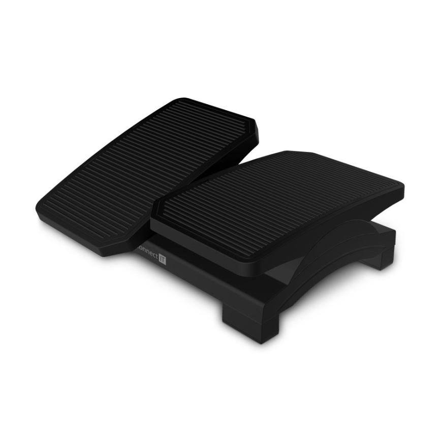 CONNECT IT CFH-4100-BK - Reposapiés ajustable negro