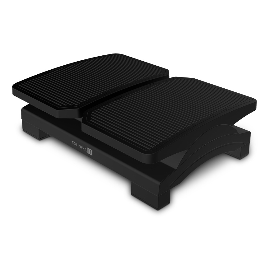 CONNECT IT CFH-4100-BK - Reposapiés ajustable negro