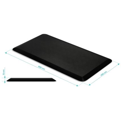CONNECT IT CFH-4200-BK - Alfombrilla antifatiga negro