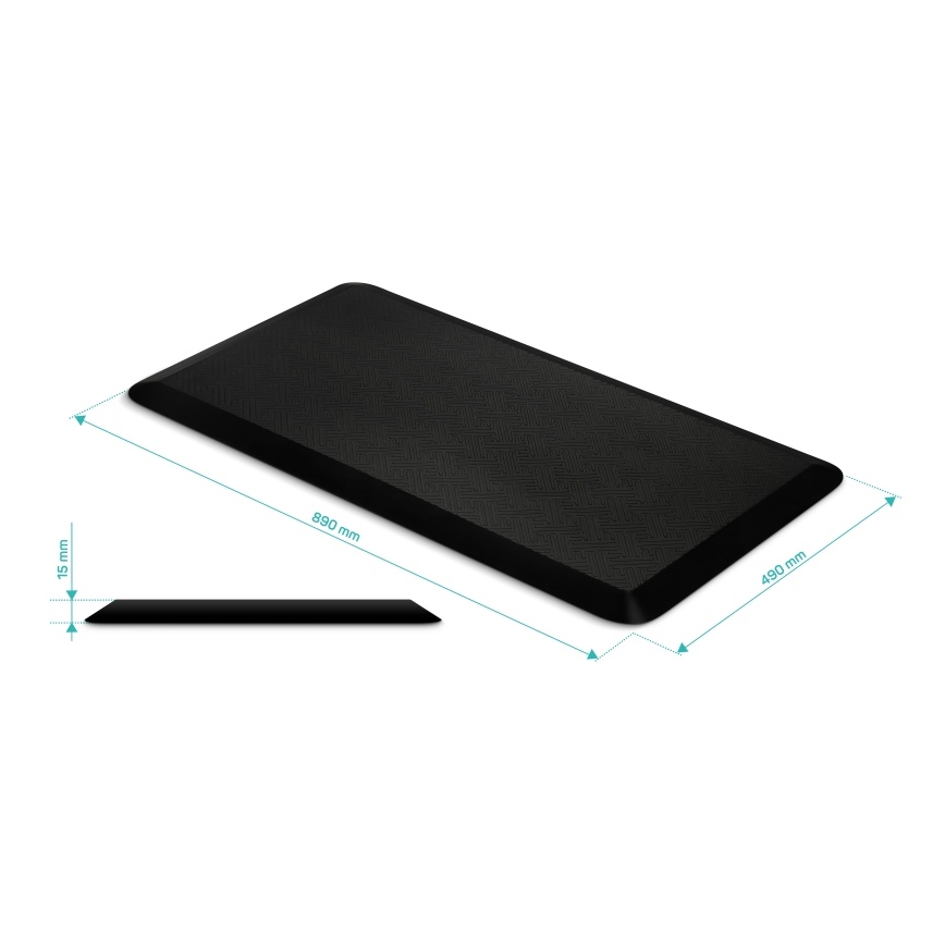 CONNECT IT CFH-4200-BK - Alfombrilla antifatiga negro