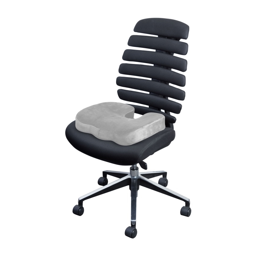 CONNECT IT CFH-5290-GY - Cojín ergonómico para silla gris