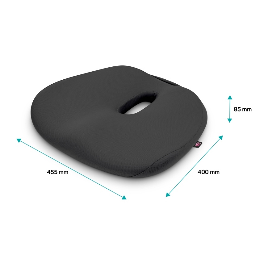 CONNECT IT CFH-5501-GY - Cojín ergonómico para silla antracita