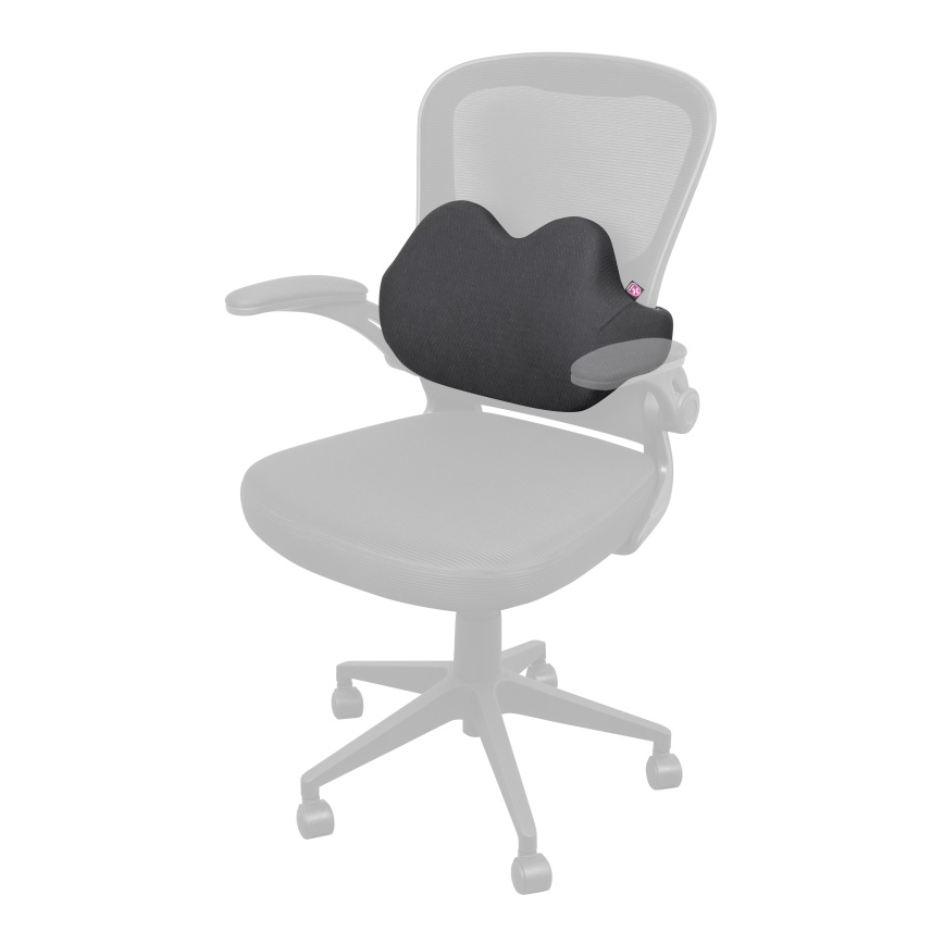 CONNECT IT CFH-5502-GY - Soporte lumbar para silla antracita