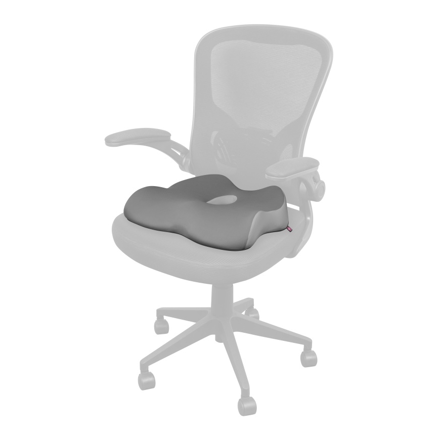 CONNECT IT CFH-5901-GY - Cojín ergonómico para silla gris