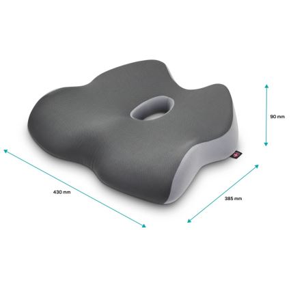 CONNECT IT CFH-5901-GY - Cojín ergonómico para silla gris
