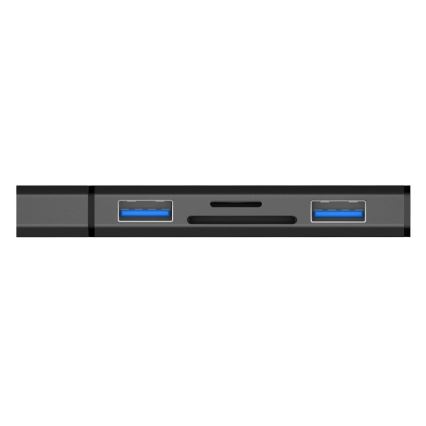 CONNECT IT CHU-4060-AN - Hub USB-A con lector de tarjetas de memoria 4en1